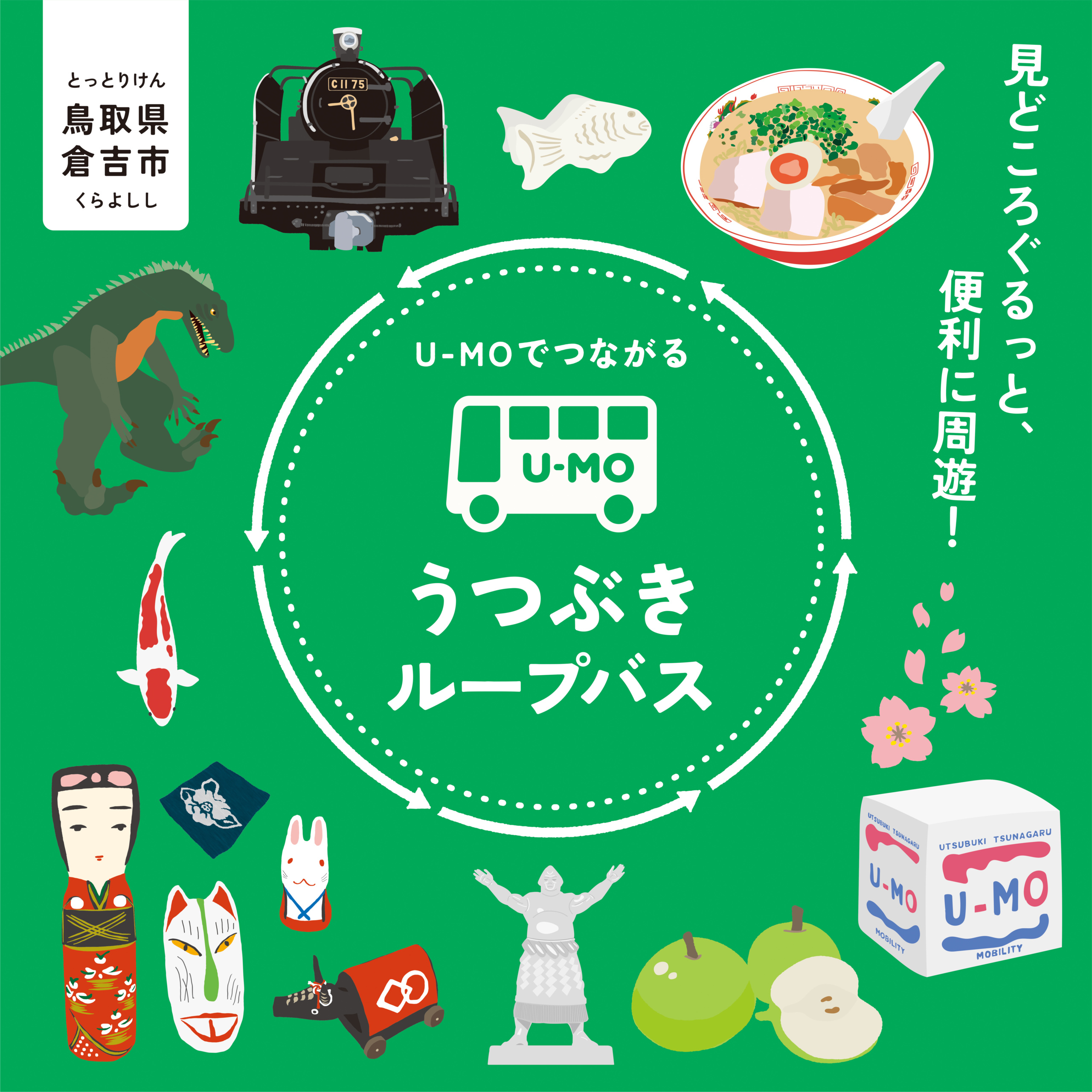 [資訊] 鳥取倉吉打吹循環巴士x朝日 聯合活動